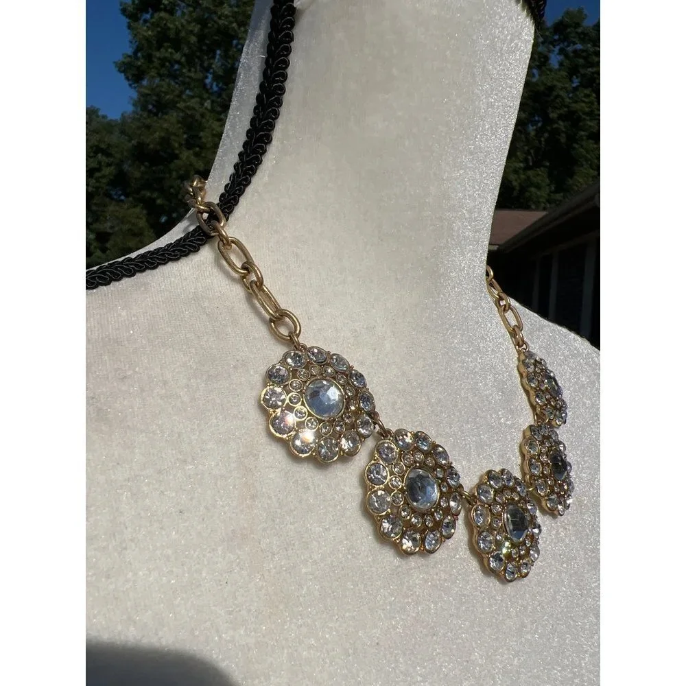 J. Crew Statement Crystal Necklace -- 18
